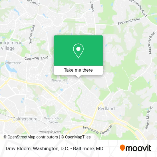 Dmv Bloom map