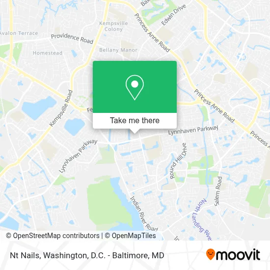 Nt Nails map
