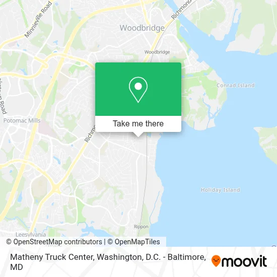 Matheny Truck Center map