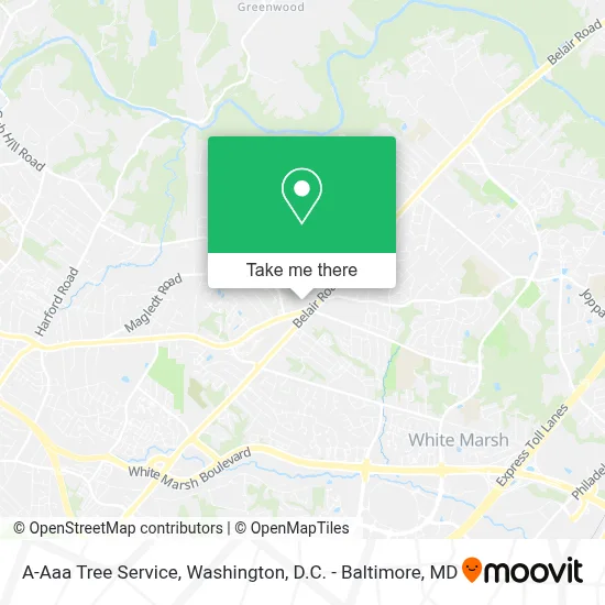A-Aaa Tree Service map