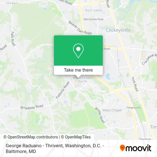 George Raduano - Thrivent map