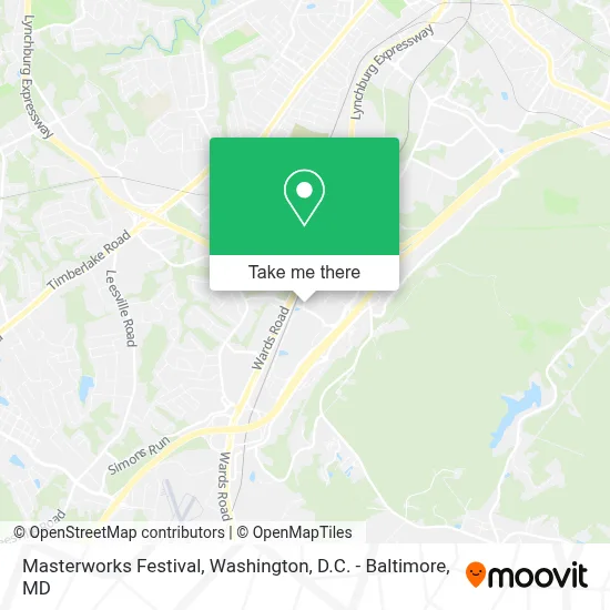 Masterworks Festival map