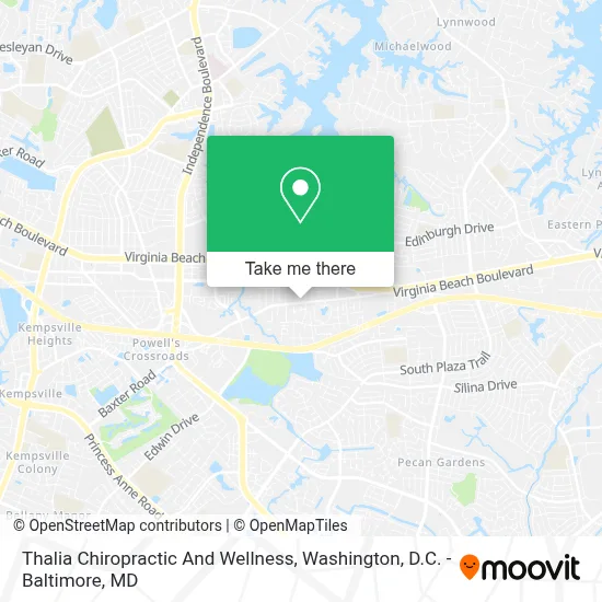 Thalia Chiropractic And Wellness map
