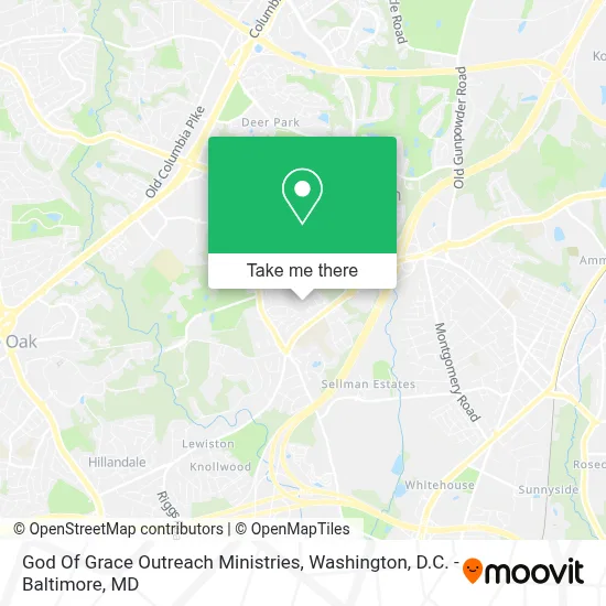 God Of Grace Outreach Ministries map