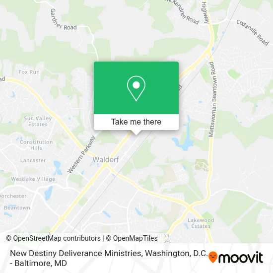 New Destiny Deliverance Ministries map