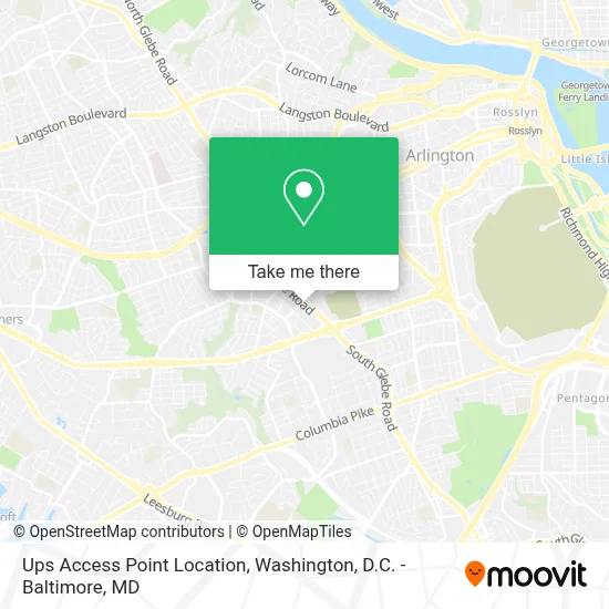 Ups Access Point Location map