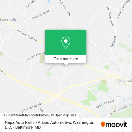 Napa Auto Parts - Atkins Automotive map