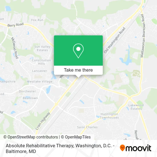 Absolute Rehabilitative Therapy map