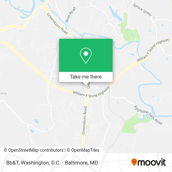 Bb&T map