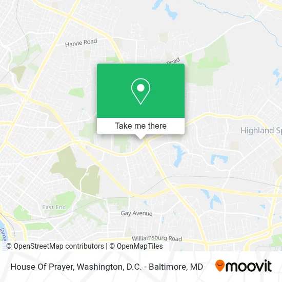 House Of Prayer map