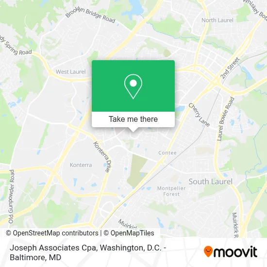 Joseph Associates Cpa map