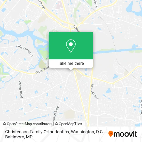 Christenson Family Orthodontics map
