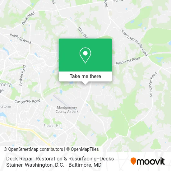 Deck Repair Restoration & Resurfacing--Decks Stainer map