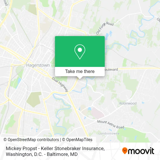 Mickey Propst - Keller Stonebraker Insurance map