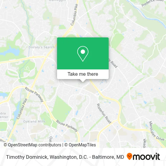 Timothy Dominick map