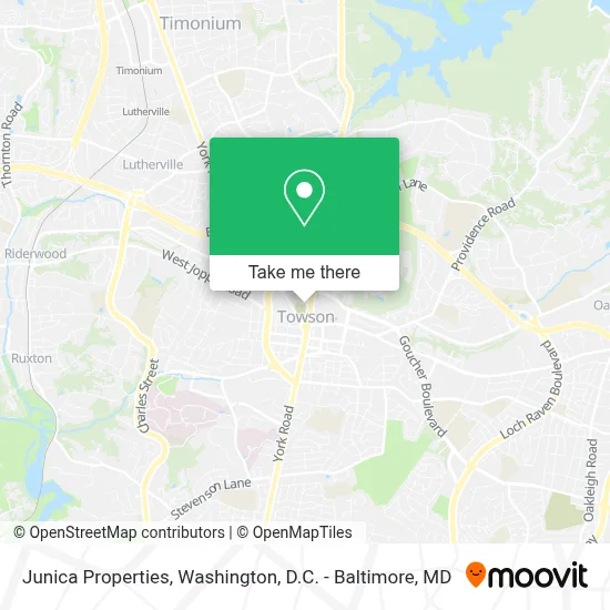 Junica Properties map