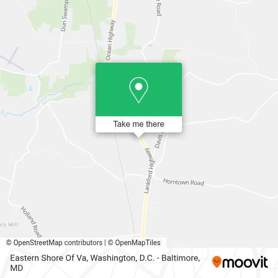 Eastern Shore Of Va map