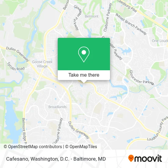 Cafesano map