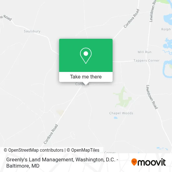 Greenly's Land Management map