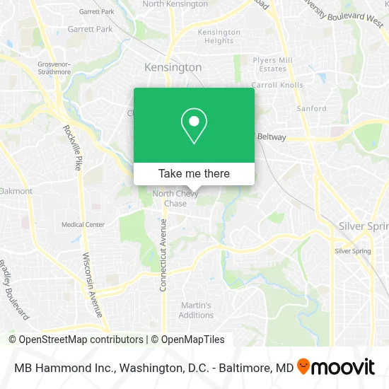 MB Hammond Inc. map