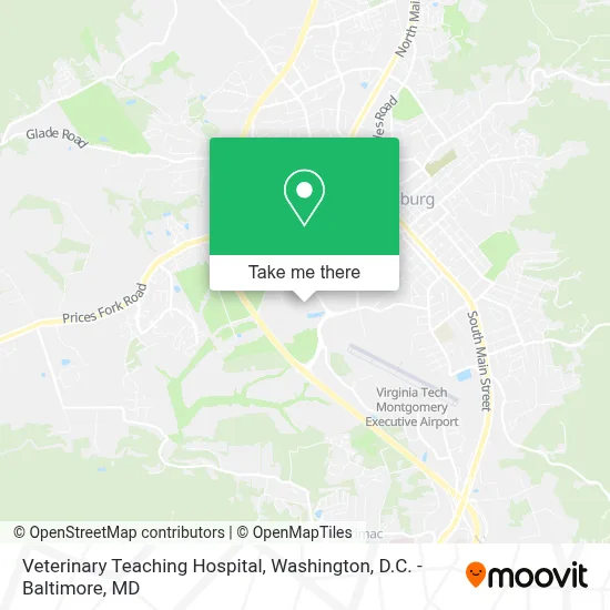 Veterinary Teaching Hospital map