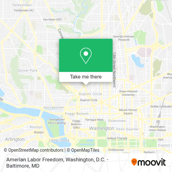 Amerian Labor Freedom map