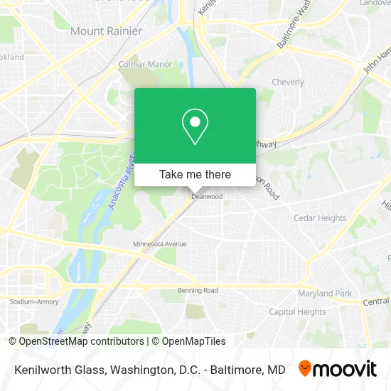 Kenilworth Glass map