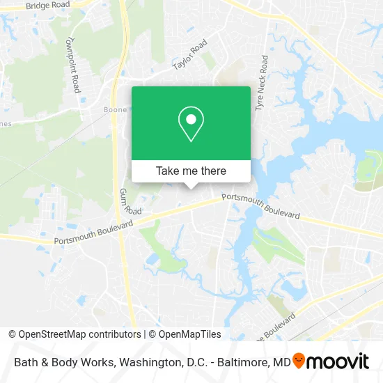 Bath & Body Works map
