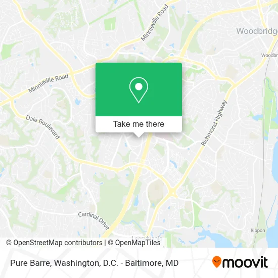 Pure Barre map