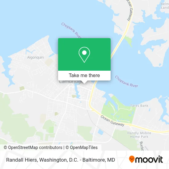 Randall Hiers map