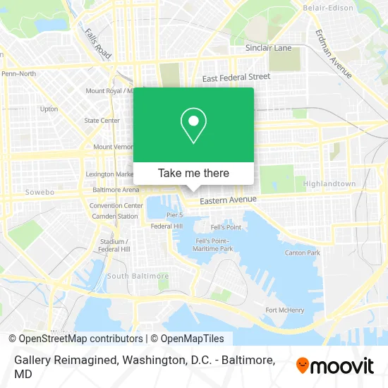 Gallery Reimagined map