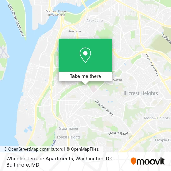 Wheeler Terrace Apartments map