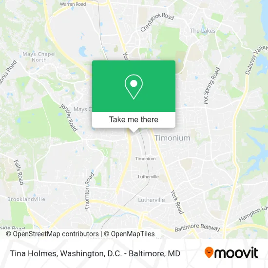Tina Holmes map