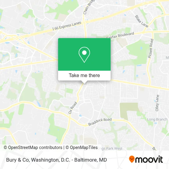 Bury & Co map