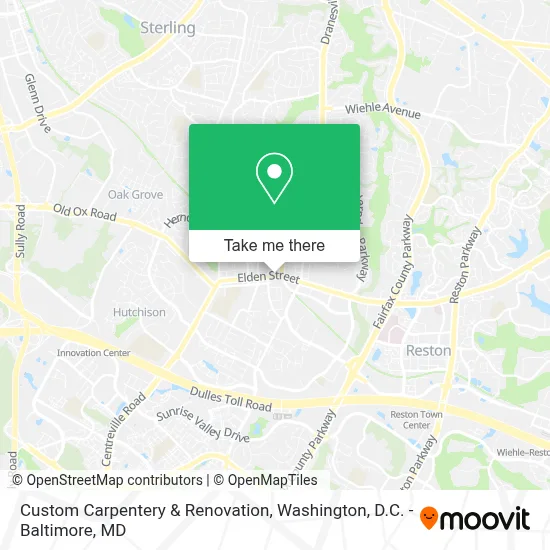 Custom Carpentery & Renovation map