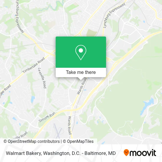 Walmart Bakery map