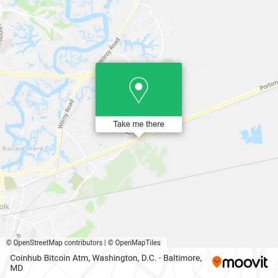Coinhub Bitcoin Atm map