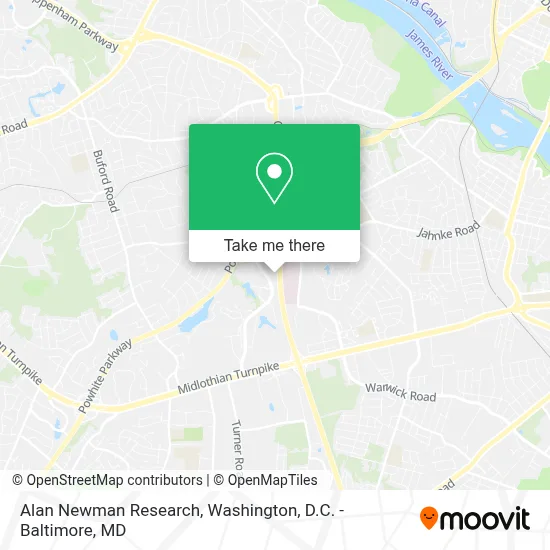 Alan Newman Research map