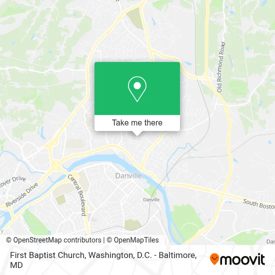First Baptist Church map