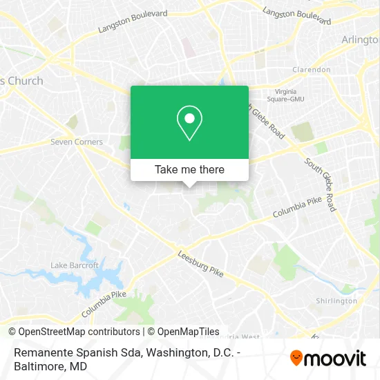 Remanente Spanish Sda map