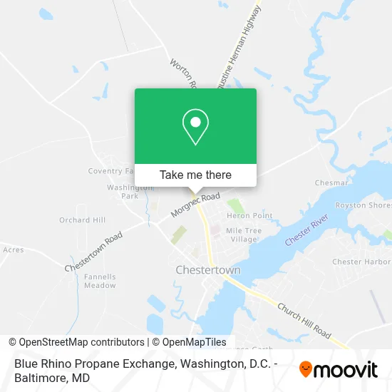 Blue Rhino Propane Exchange map