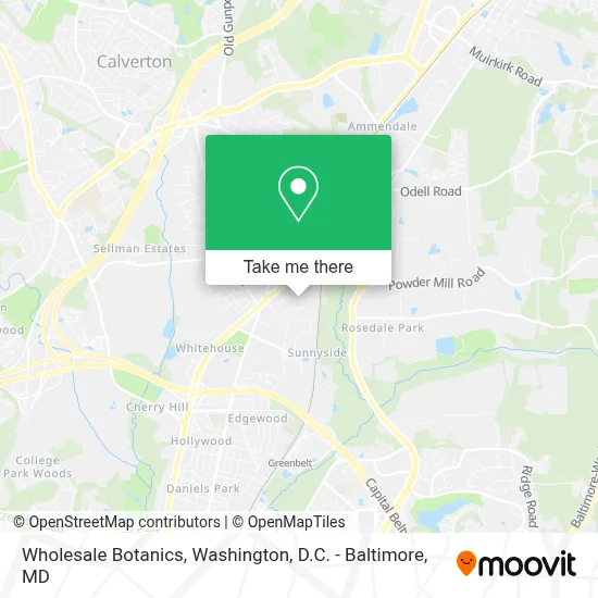 Wholesale Botanics map