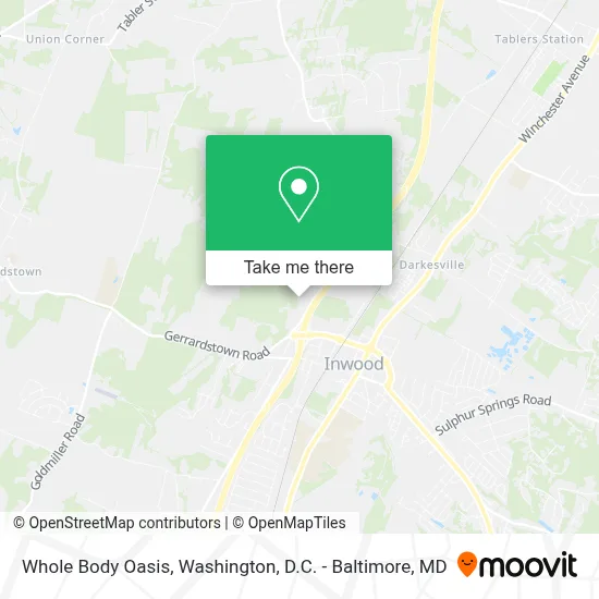 Whole Body Oasis map