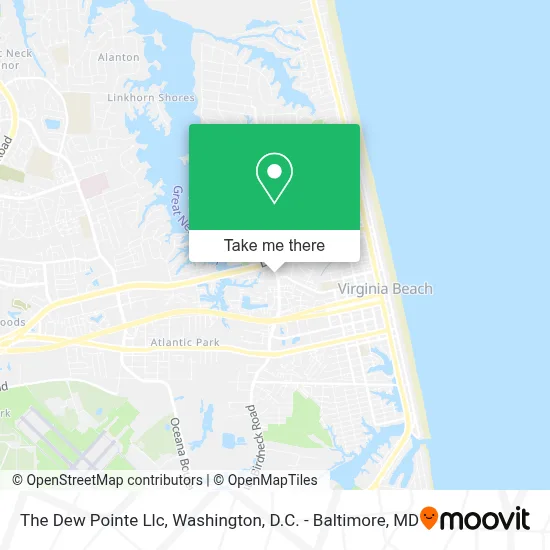 The Dew Pointe Llc map