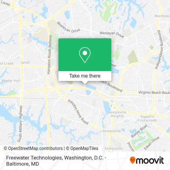 Freewater Technologies map