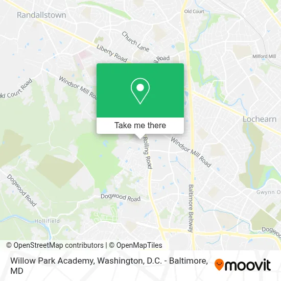 Willow Park Academy map