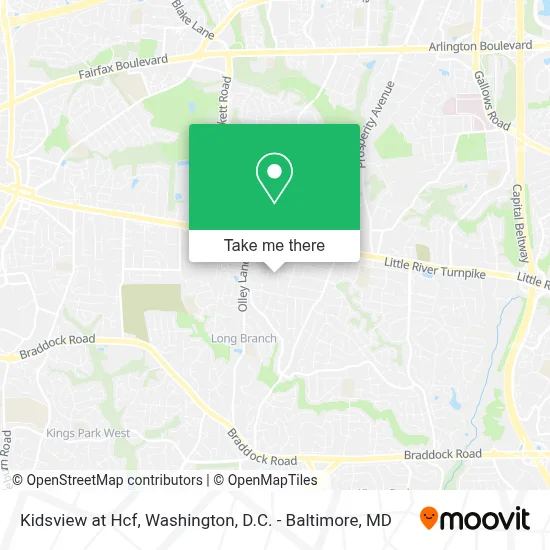 Kidsview at Hcf map