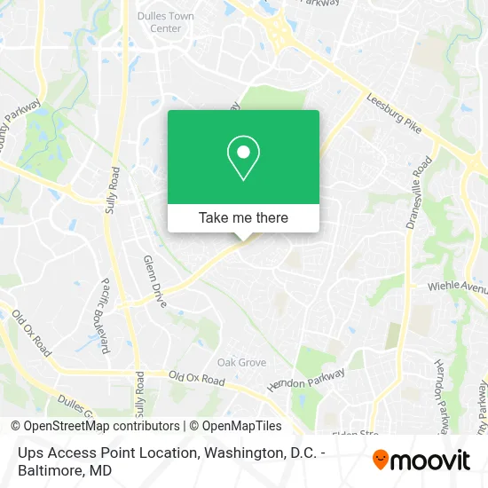 Ups Access Point Location map