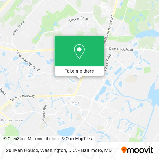 Sullivan House map