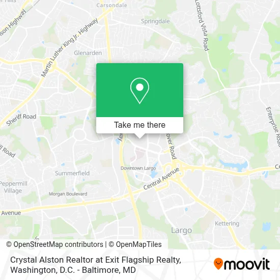 Crystal Alston Realtor at Exit Flagship Realty map